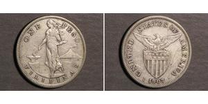 1 Peso Philippines Silver 