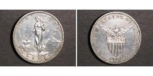 1 Peso Philippines Silver 