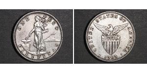 1 Peso Philippines Silver 