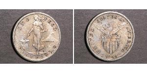 1 Peso Philippines Silver 