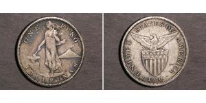1 Peso Philippines Silver 