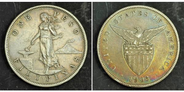 1 Peso Philippines Silver 