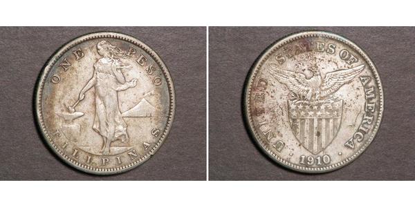 1 Peso Philippines Silver 