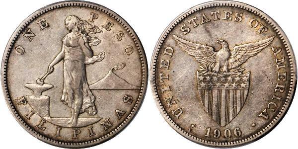 1 Peso Philippines Silver 