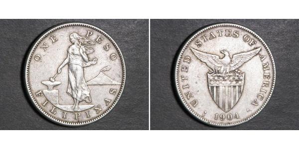1 Peso Philippines Silver 