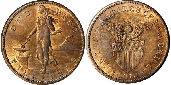 1 Peso Philippines Silver 