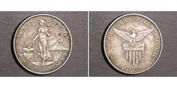 1 Peso Philippines Silver 