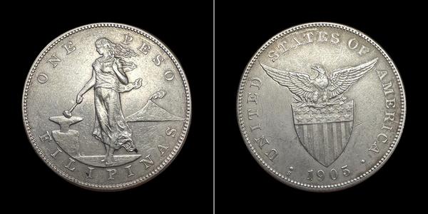 1 Peso Philippines Silver 