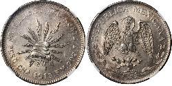 1 Peso United Mexican States (1867 - ) Silver 