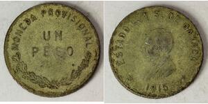1 Peso United Mexican States (1867 - ) Silver 