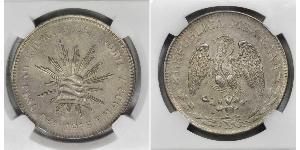 1 Peso United Mexican States (1867 - ) Silver 