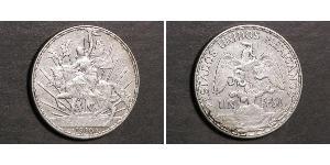 1 Peso United Mexican States (1867 - ) Silver 