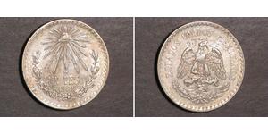 1 Peso United Mexican States (1867 - ) Silver 