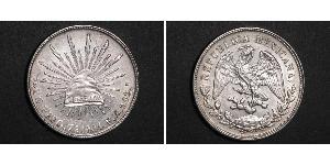 1 Peso United Mexican States (1867 - ) Silver 