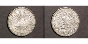 1 Peso United Mexican States (1867 - ) Silver 