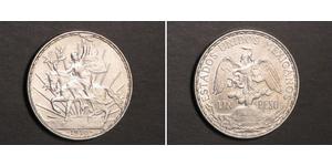 1 Peso United Mexican States (1867 - ) Silver 