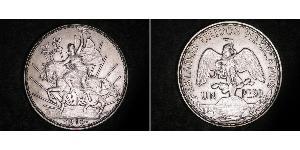 1 Peso United Mexican States (1867 - ) Silver 