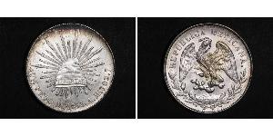 1 Peso United Mexican States (1867 - ) Silver 