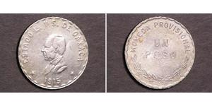 1 Peso United Mexican States (1867 - ) Silver 