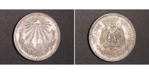 1 Peso United Mexican States (1867 - ) Silver 