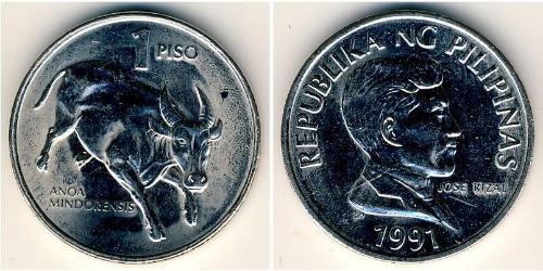 1 Peso 菲律宾 Steel 