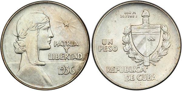 1 Peso Cuba  