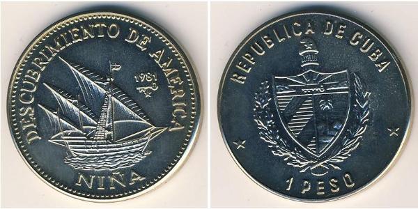 1 Peso Cuba  