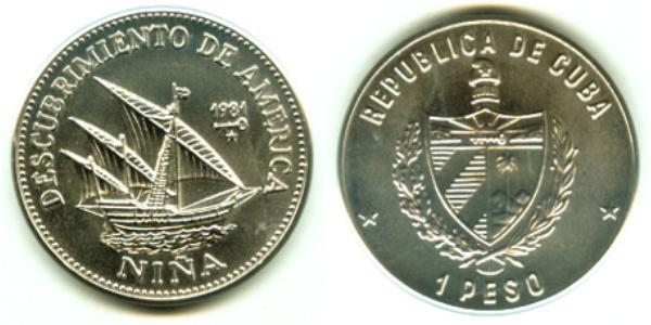 1 Peso Cuba  
