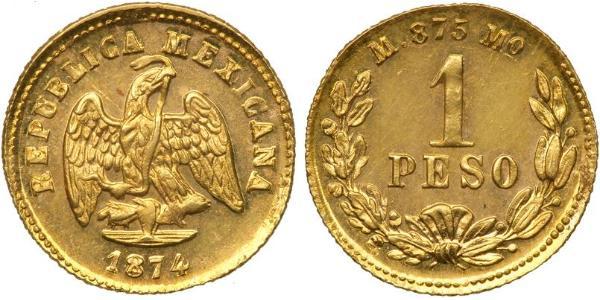 1 Peso 墨西哥 金 
