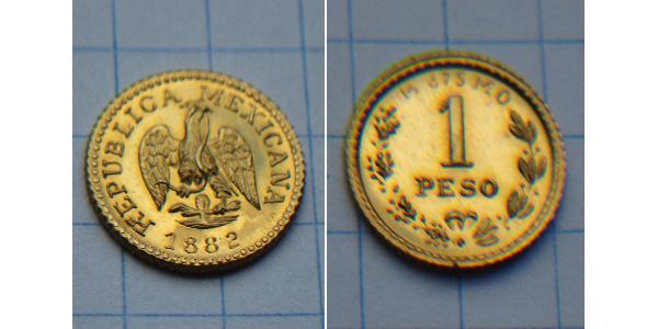 1 Peso 墨西哥 金 