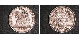 1 Peso 危地马拉 銀 