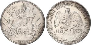 1 Peso 墨西哥 銀 