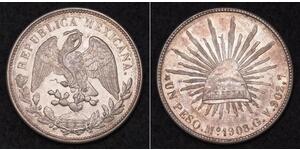 1 Peso 墨西哥 銀 