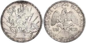 1 Peso 墨西哥 銀 