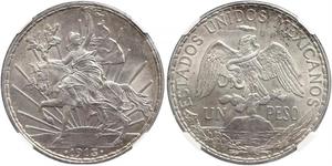 1 Peso 墨西哥 銀 