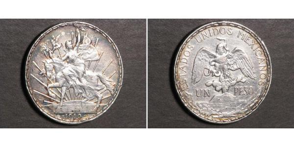 1 Peso 墨西哥 銀 
