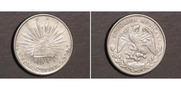 1 Peso 墨西哥 銀 