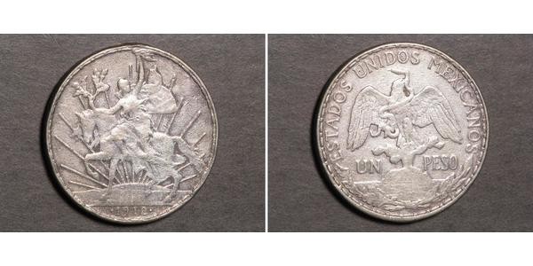 1 Peso 墨西哥 銀 