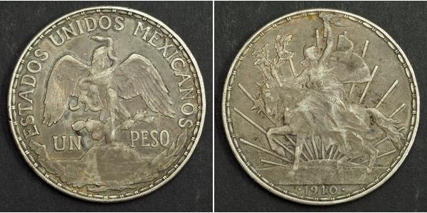 1 Peso 墨西哥 銀 
