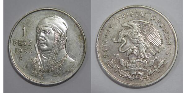 1 Peso 墨西哥 銀 