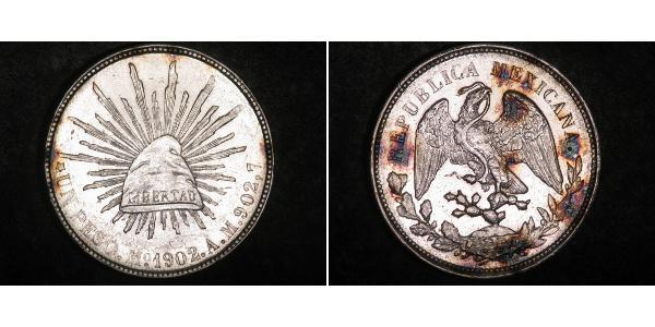 1 Peso 墨西哥 銀 