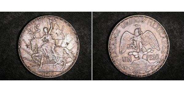 1 Peso 墨西哥 銀 