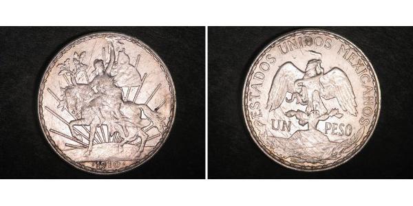 1 Peso 墨西哥 銀 