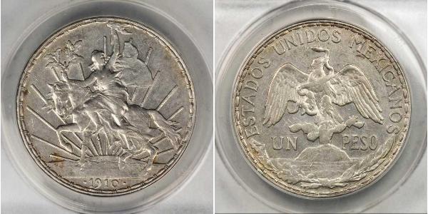 1 Peso 墨西哥 銀 