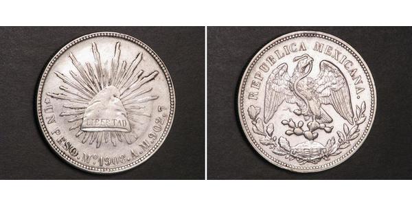 1 Peso 墨西哥 銀 