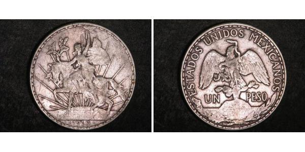 1 Peso 墨西哥 銀 