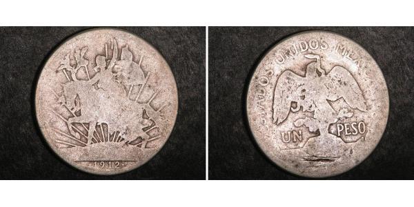 1 Peso 墨西哥 銀 