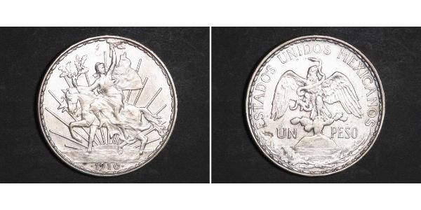 1 Peso 墨西哥 銀 
