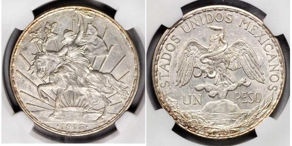 1 Peso 墨西哥 銀 