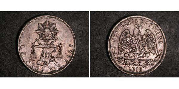 1 Peso 墨西哥 銀 